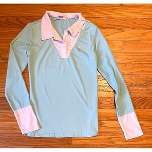 MASTER BUNNY EDITION Womens Layered Look Top Blouse S Small